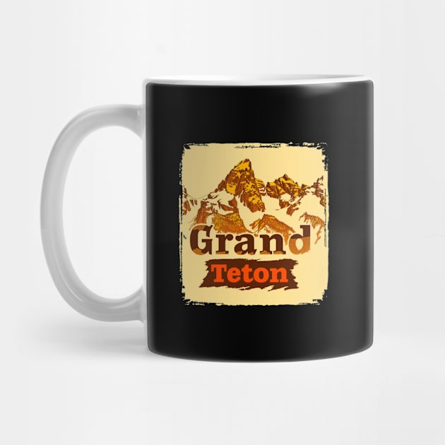 Grand Teton - vintage by GraphGeek